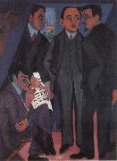 Ernst Ludwig Kirchner Eine Kunstlergemeinschaft oil on canvas